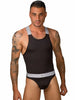 EROS VENEZIANI - Herren Body Bodysuit Overall Stretch Einteiler Singlet - noodosz