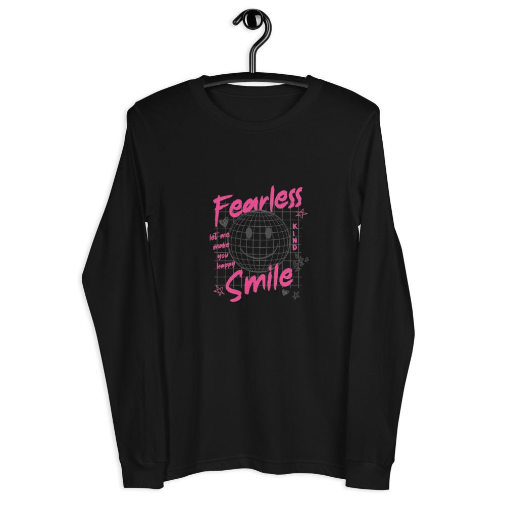 Fearless Smile Langarmshirt - NiZED - Shop Deutschland Noodosz