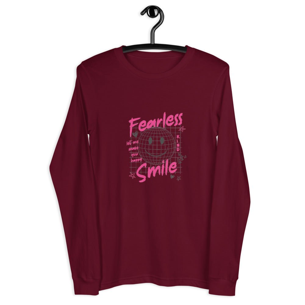 Fearless Smile Langarmshirt - NiZED - Shop Deutschland Noodosz