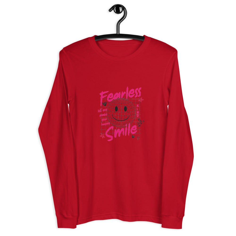 Fearless Smile Langarmshirt - NiZED - Shop Deutschland Noodosz