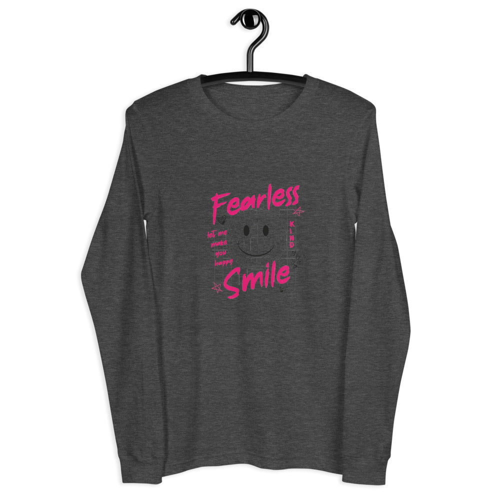Fearless Smile Langarmshirt - NiZED - Shop Deutschland Noodosz