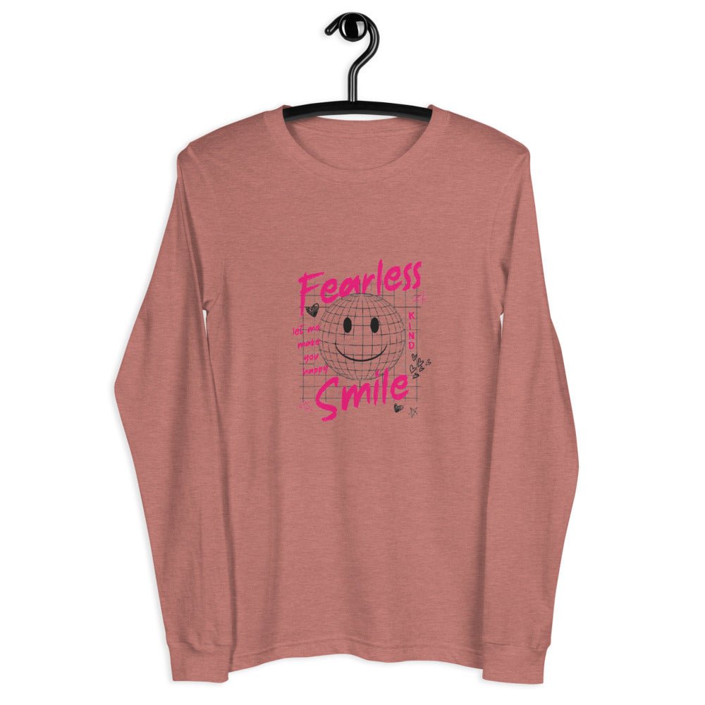 Fearless Smile Langarmshirt - NiZED - Shop Deutschland Noodosz