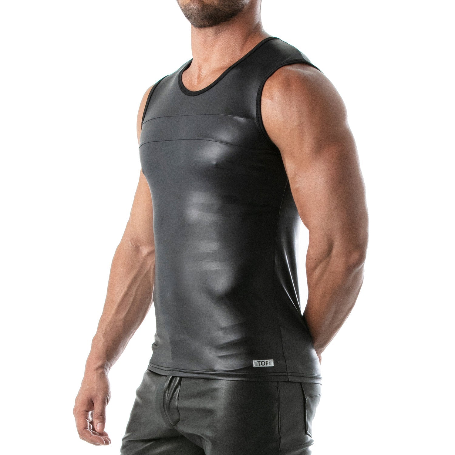 Fetisch - Leder - Tanktop - TOF Paris - Shop Deutschland Noodosz