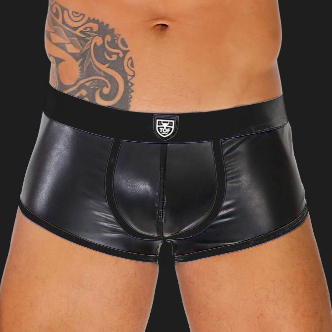 Fetish Bottomless Boxers Brief Black - Black - TOF Paris - Shop Deutschland Noodosz