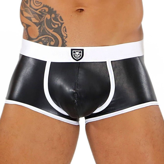 Fetish Boxer Black - White - TOF Paris - Shop Deutschland Noodosz