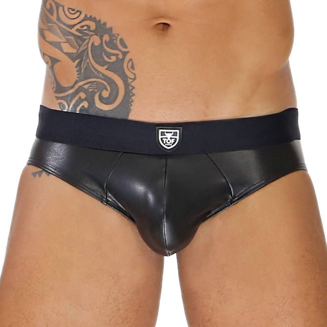Fetisch - Slip Schwarz - Schwarz - TOF Paris - Shop Deutschland Noodosz