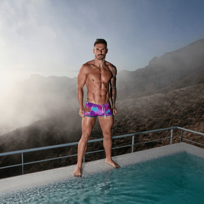 Floral Brazilian Swimsuit Pink - noodosz - TOF Paris - 