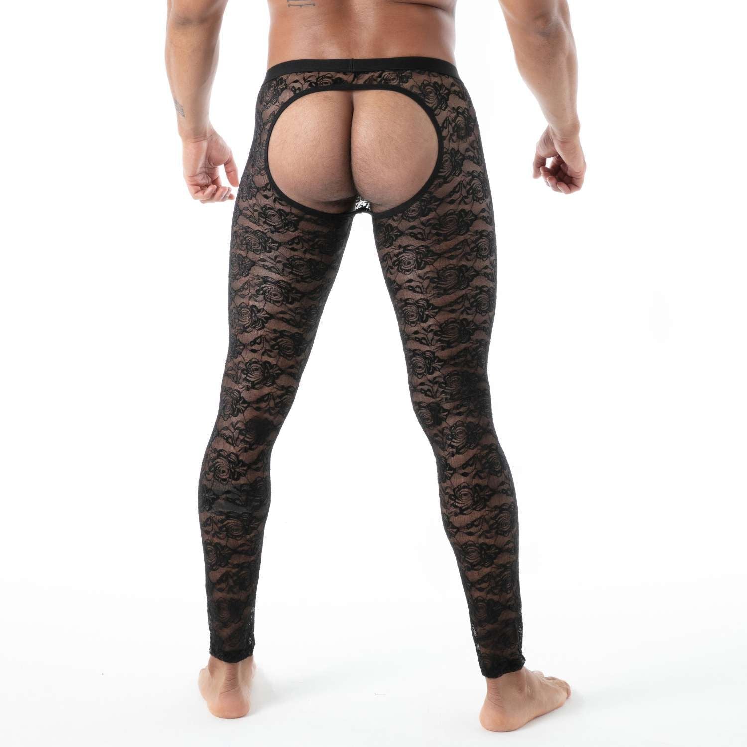 Fluid Lace Open Legging Schwarz - TOF Paris - Shop Deutschland Noodosz