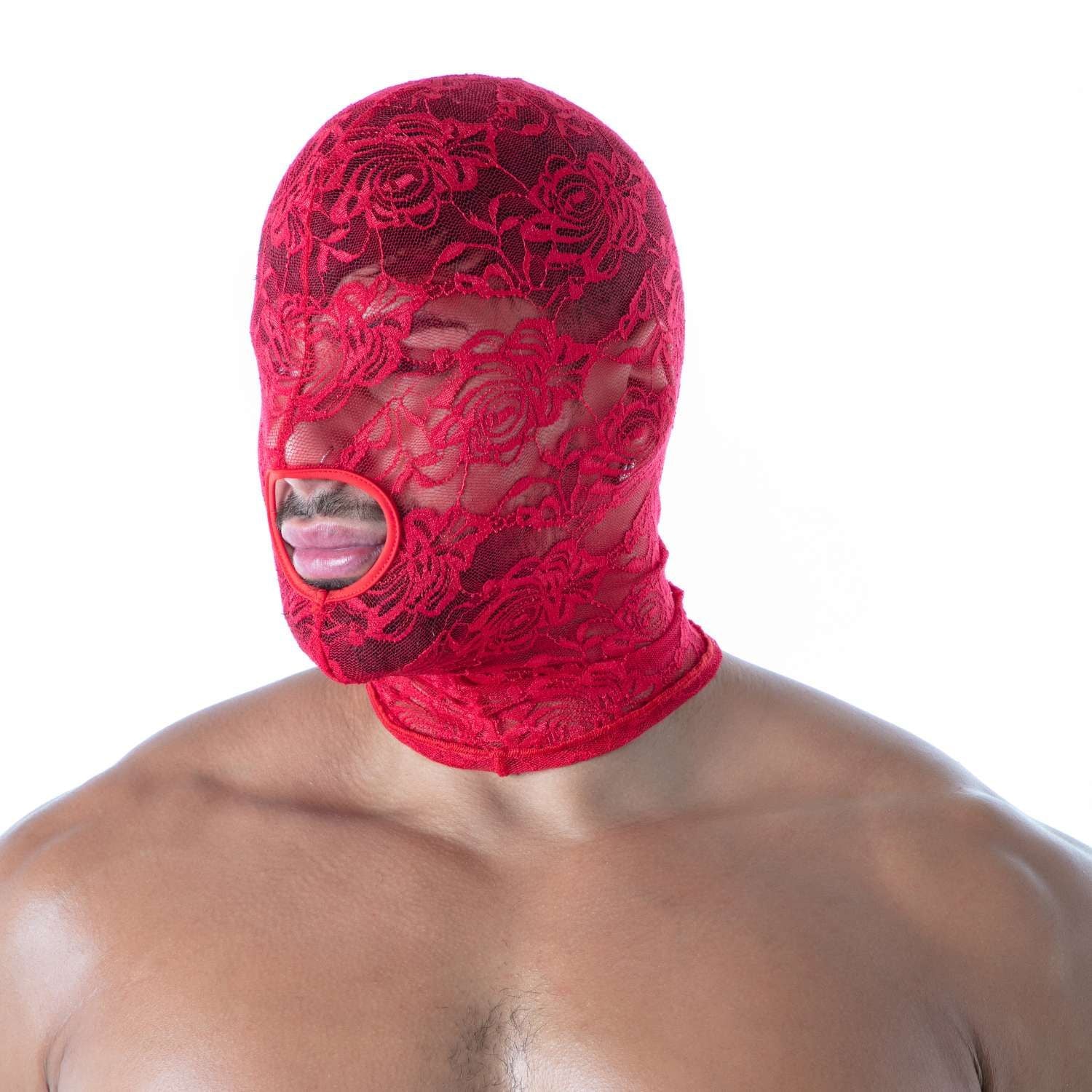 Fluid Lace – Offener Mund, Rot