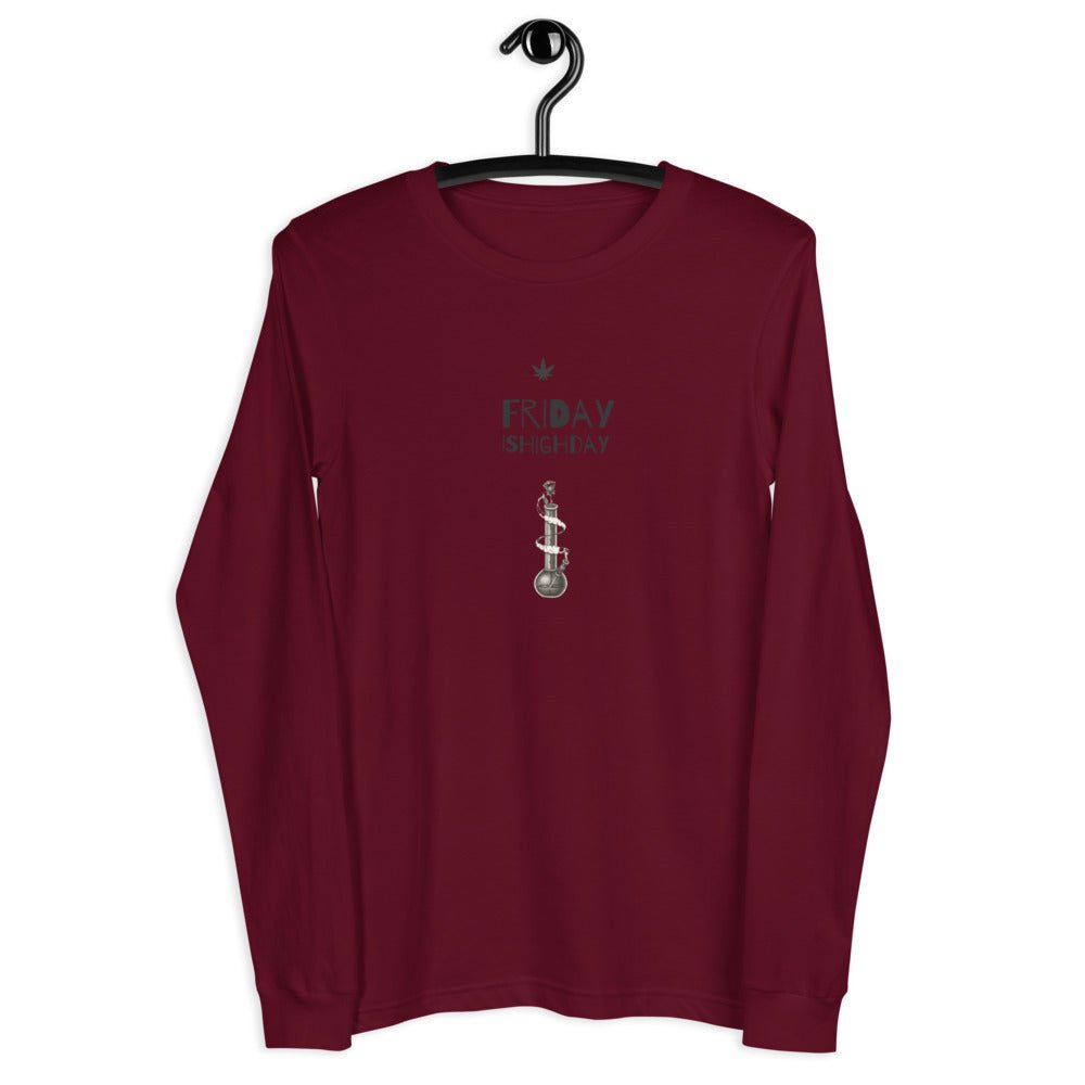 FRIDAY IS HIGHDAY x WEED Langarmshirt - NiZED - Shop Deutschland Noodosz