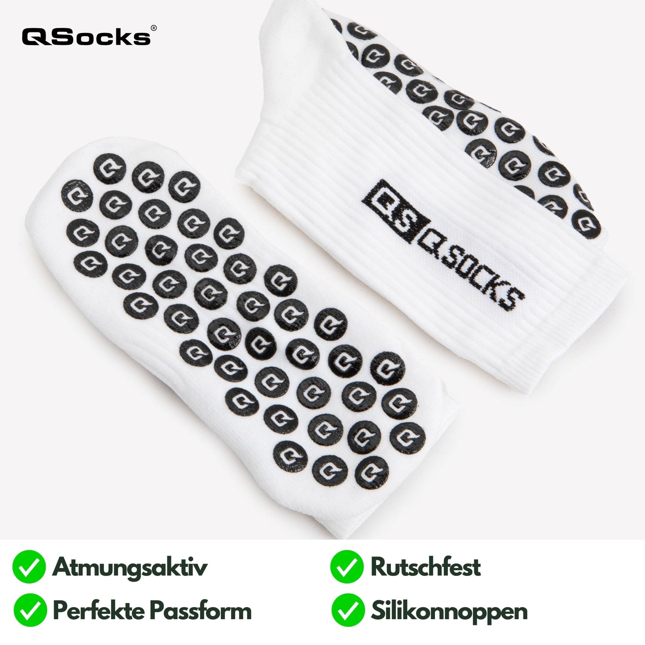 Fußball Socken Grip Unisex 3X Paar - QOLONIA - Shop Deutschland Noodosz