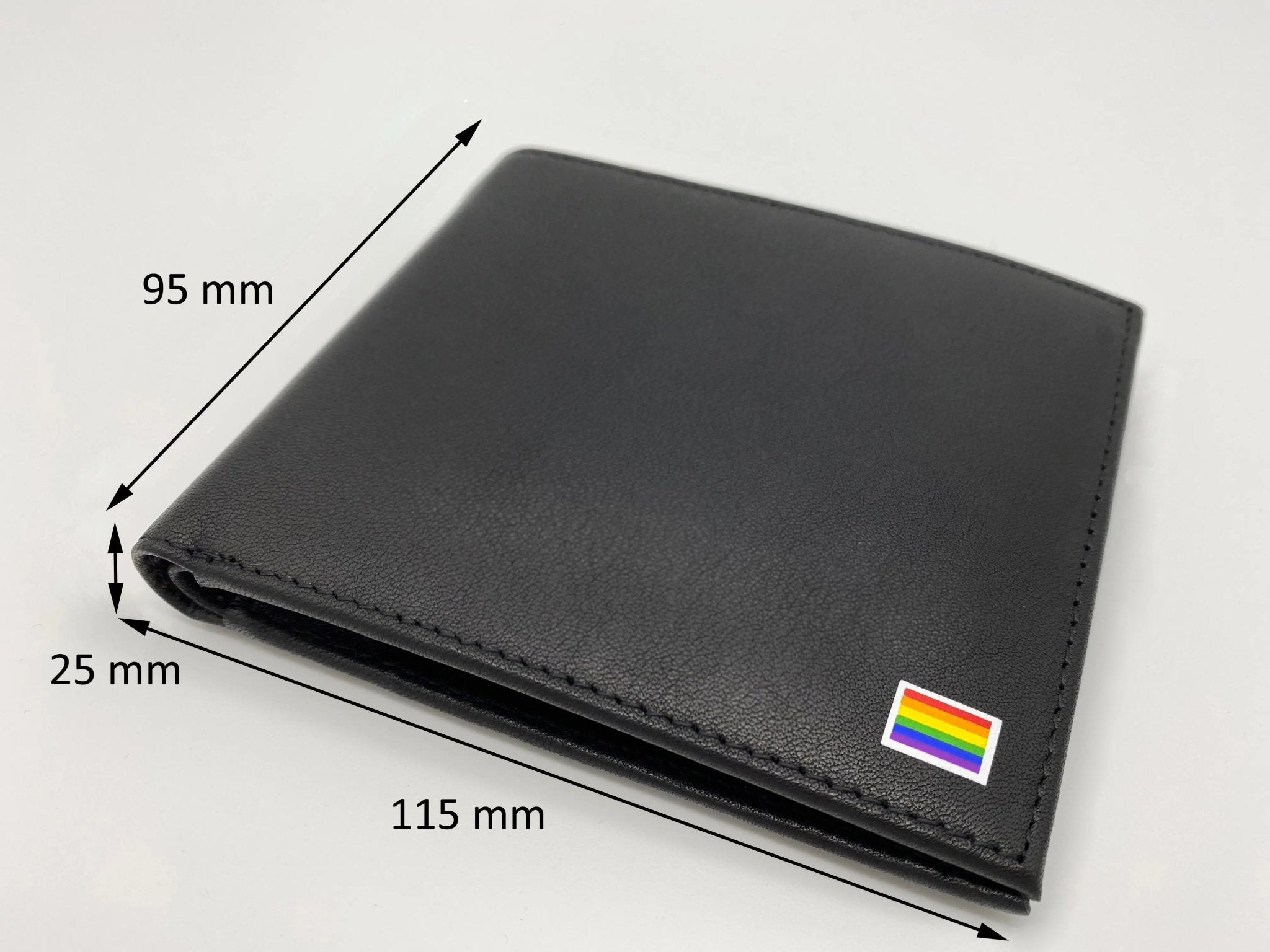 Geldbörse Rainbow - Flag (Echtleder) - Gay - Shop.berlin - Shop Deutschland Noodosz
