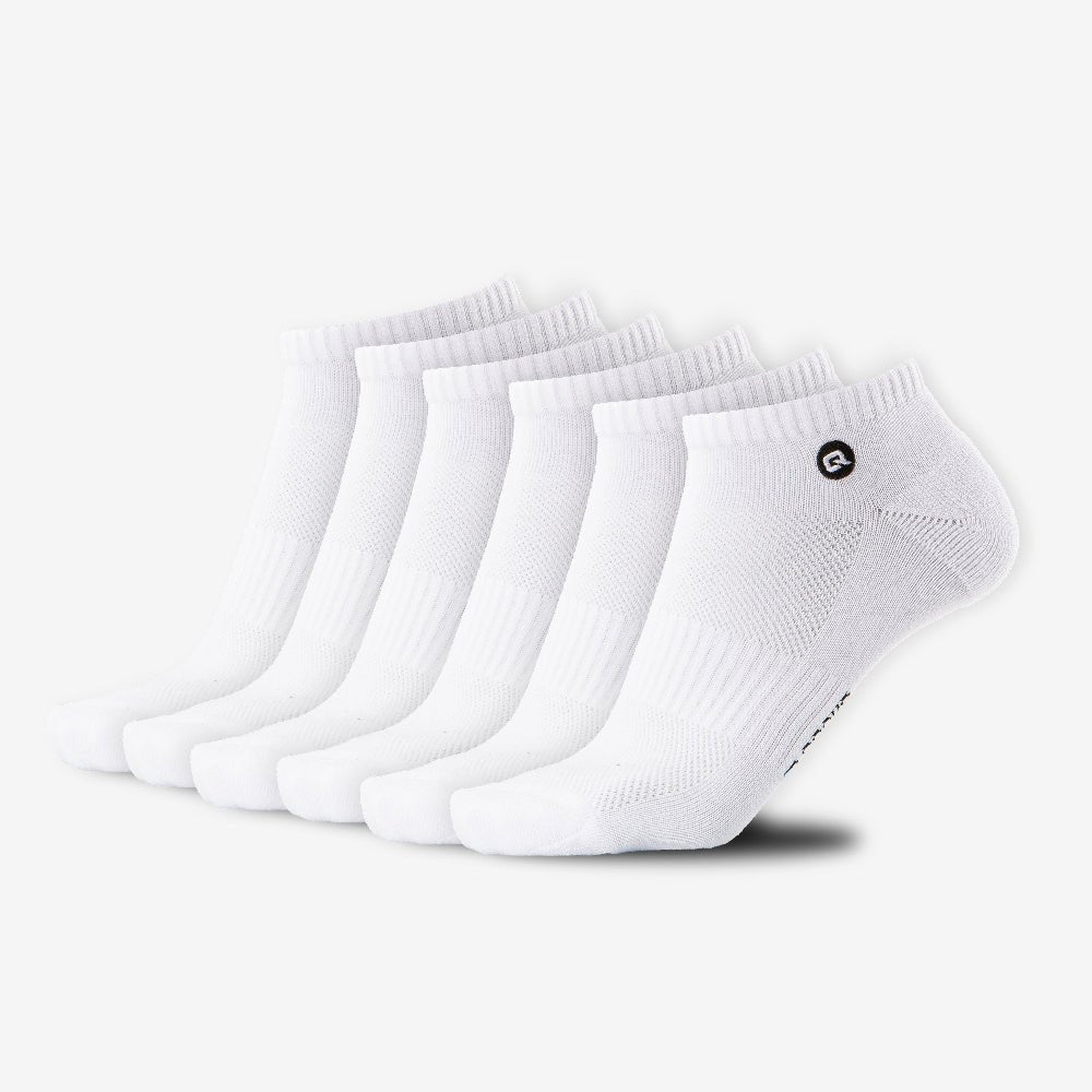 Gepolstert kurze Knöchel Socken für Damen und Herren 6X Paar - noodosz - QOLONIA - 