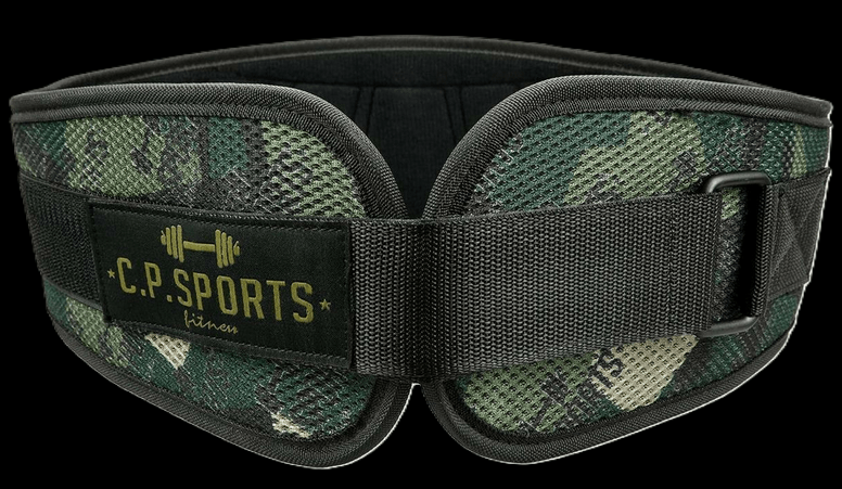 Gewichtshebegürtel /Profi /Ultraleichtgürtel Camouflage Grün - T7 - 3 - C.P. Sports - MG Sports Company - Shop Deutschland Noodosz
