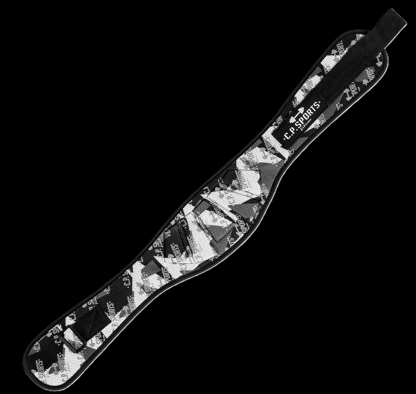 Gewichtshebegürtel / Profi - Ultraleichtgürtel - Camouflage Weiß - T7 - 3 - C.P. Sports - MG Sports Company - Shop Deutschland Noodosz