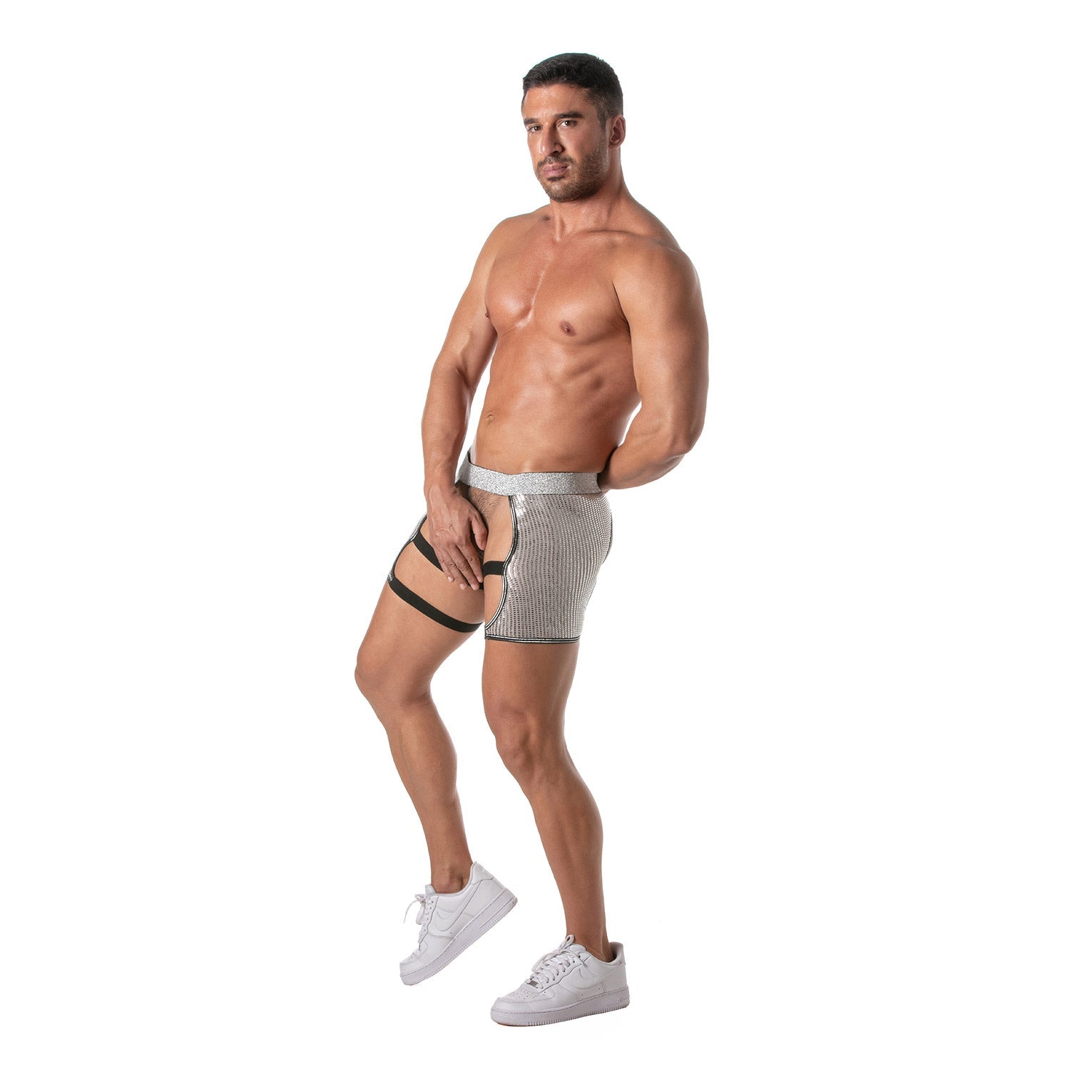 Glitter - Shorty - Chaps Silber - TOF Paris - Shop Deutschland Noodosz