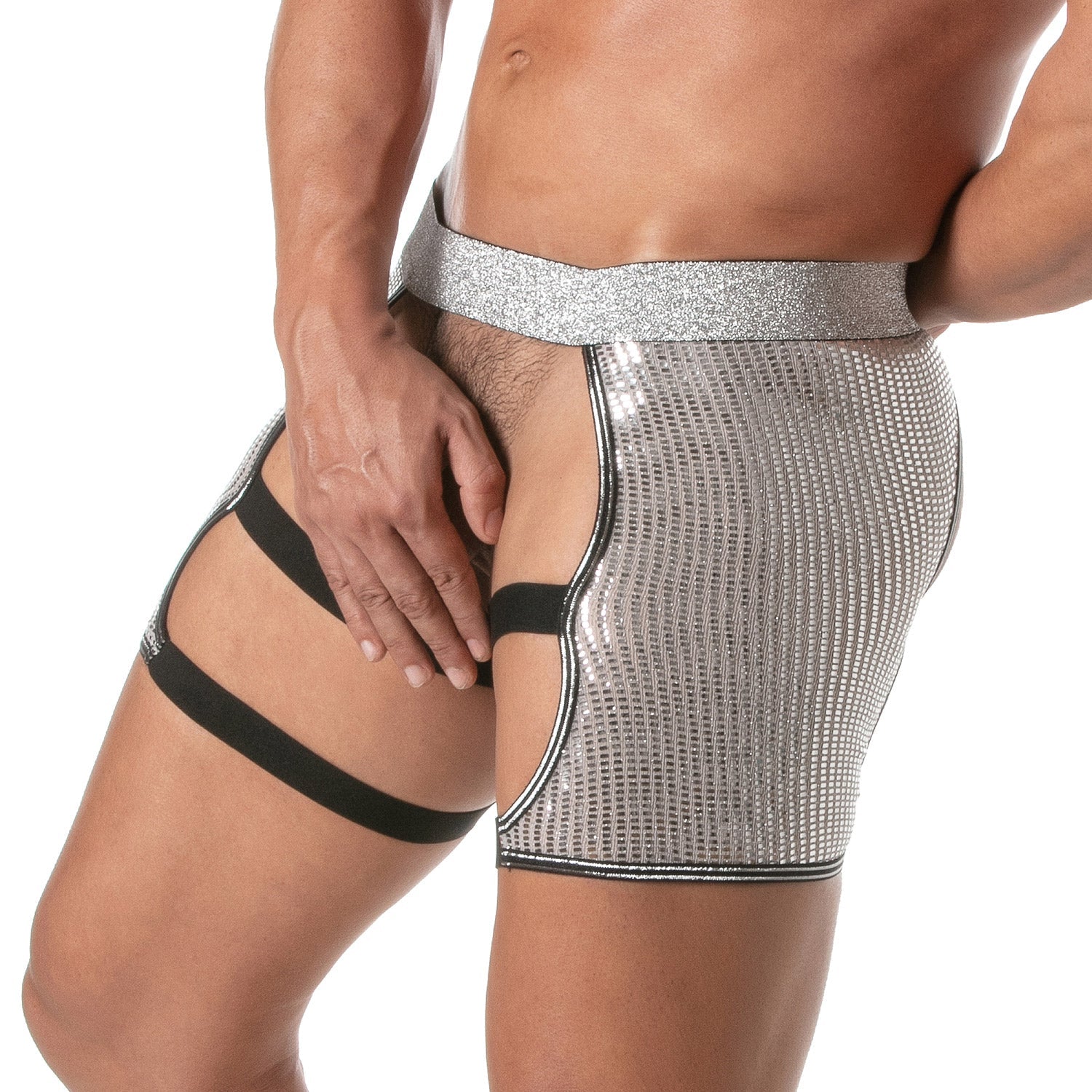 Glitter - Shorty - Chaps Silber - TOF Paris - Shop Deutschland Noodosz