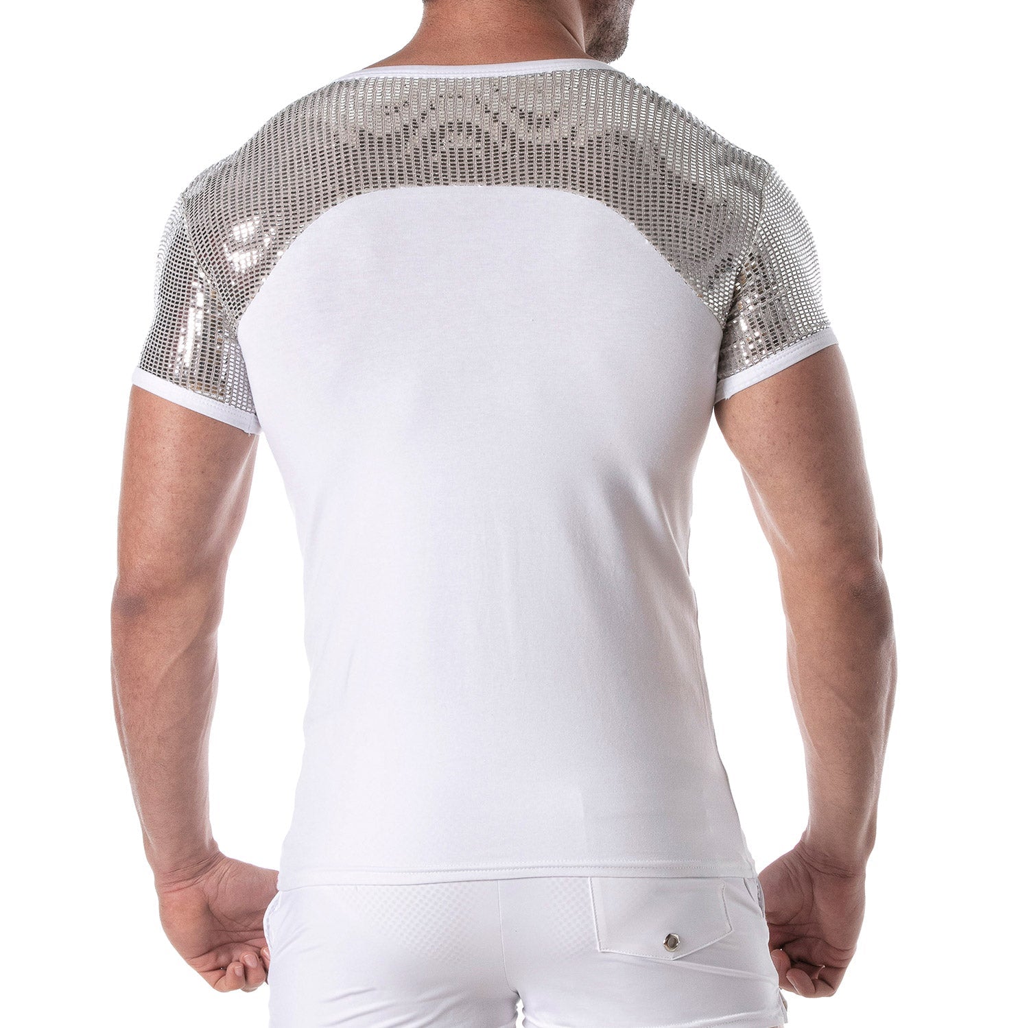Glitter - T-Shirt Silber für Männer - TOF Paris - Shop Deutschland Noodosz