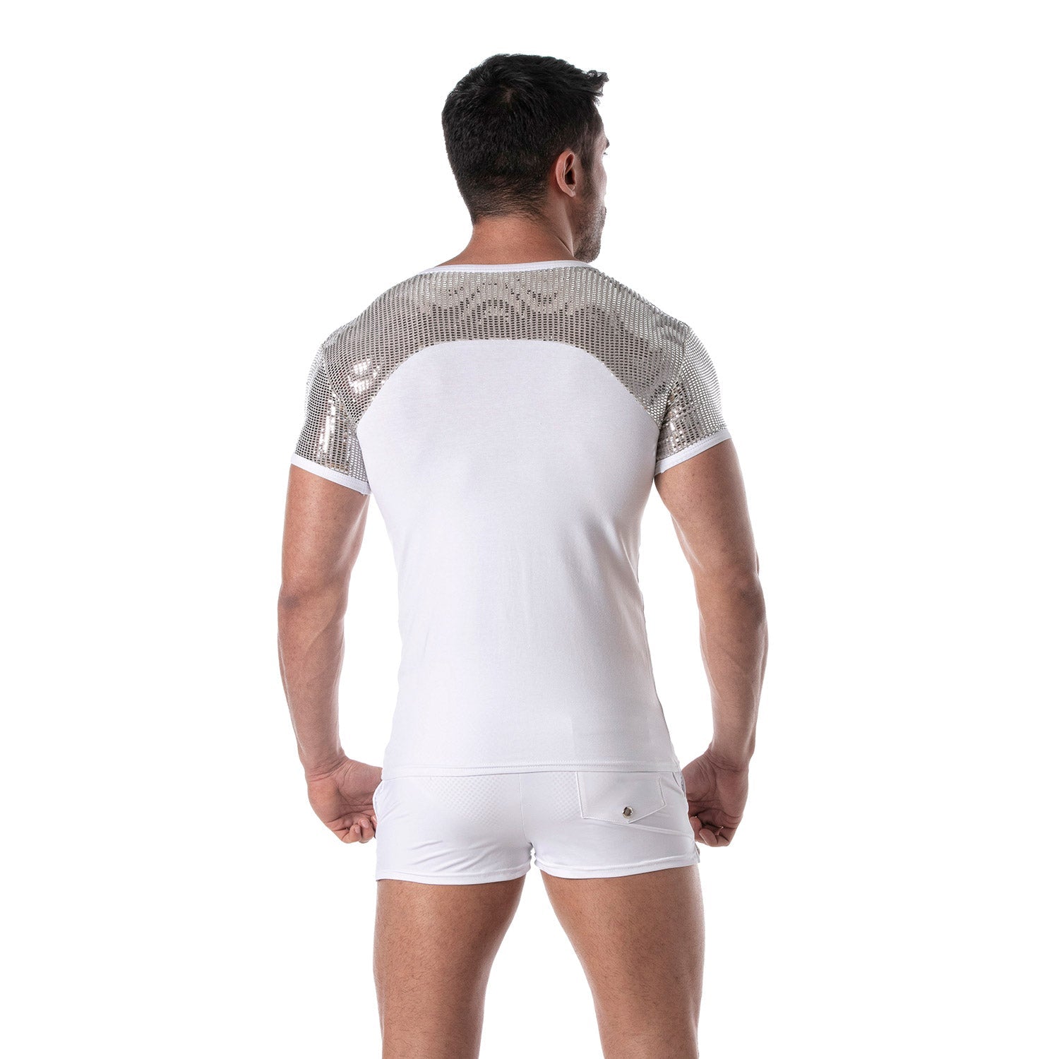 Glitter - T-Shirt Silber für Männer - TOF Paris - Shop Deutschland Noodosz
