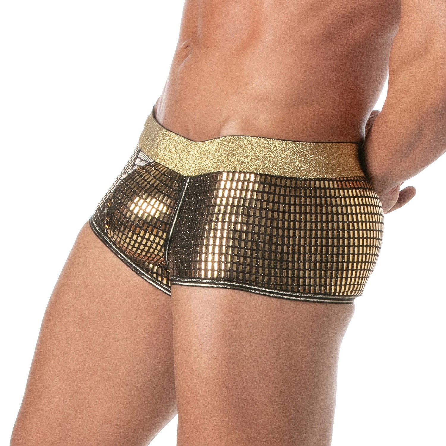 Glitzer - Boxer Gold - TOF Paris - Shop Deutschland Noodosz