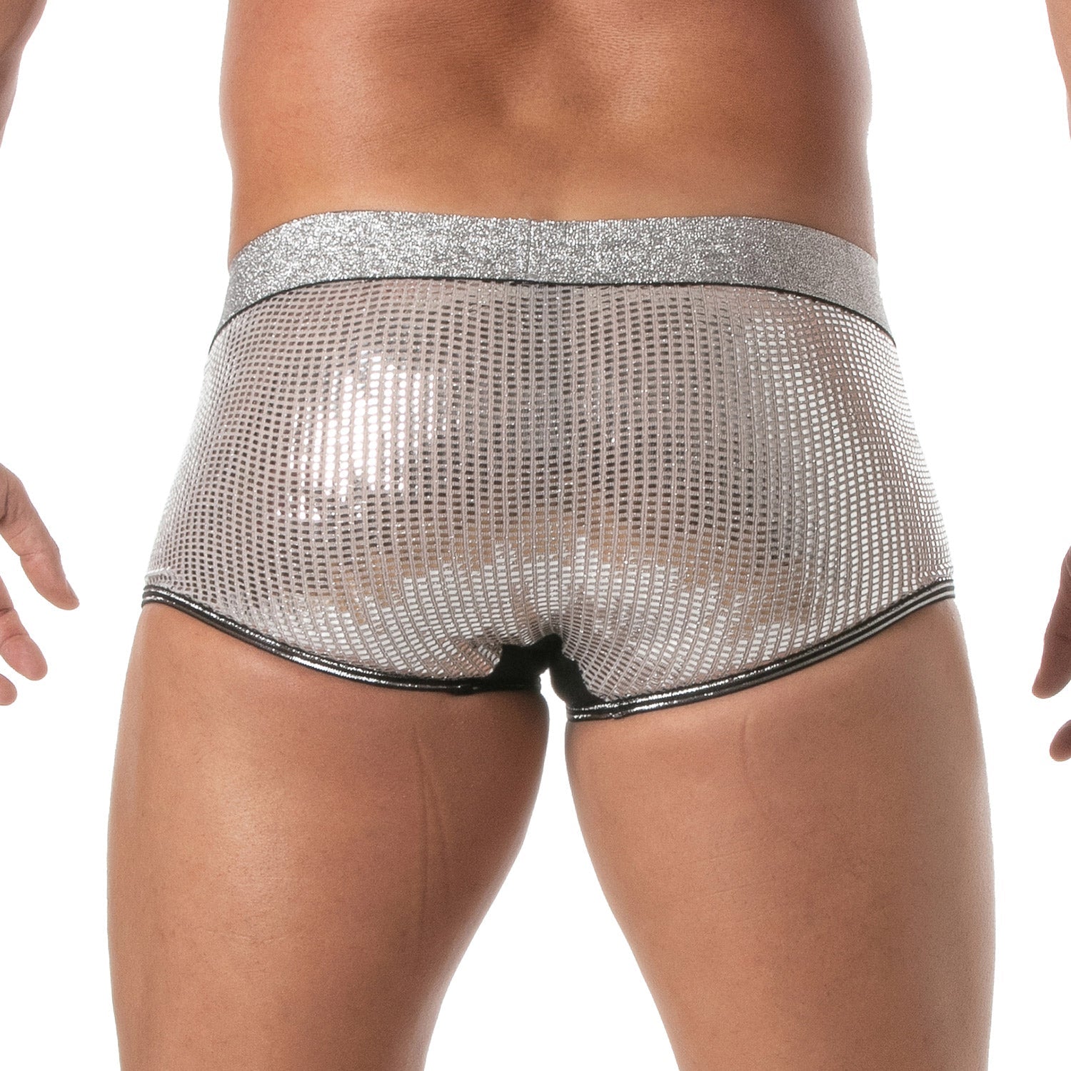Glitzer - Boxer Silber - TOF Paris - Shop Deutschland Noodosz