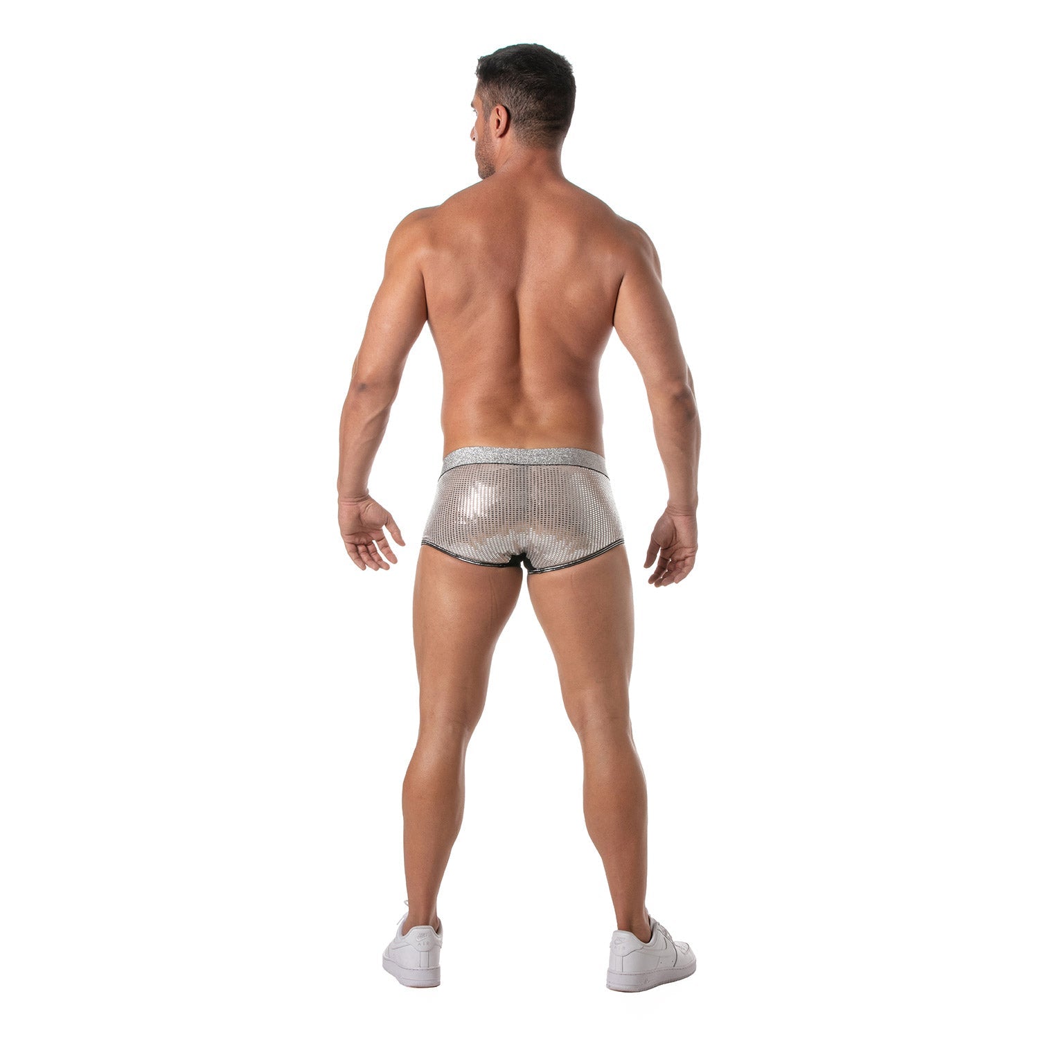 Glitzer - Boxer Silber - TOF Paris - Shop Deutschland Noodosz