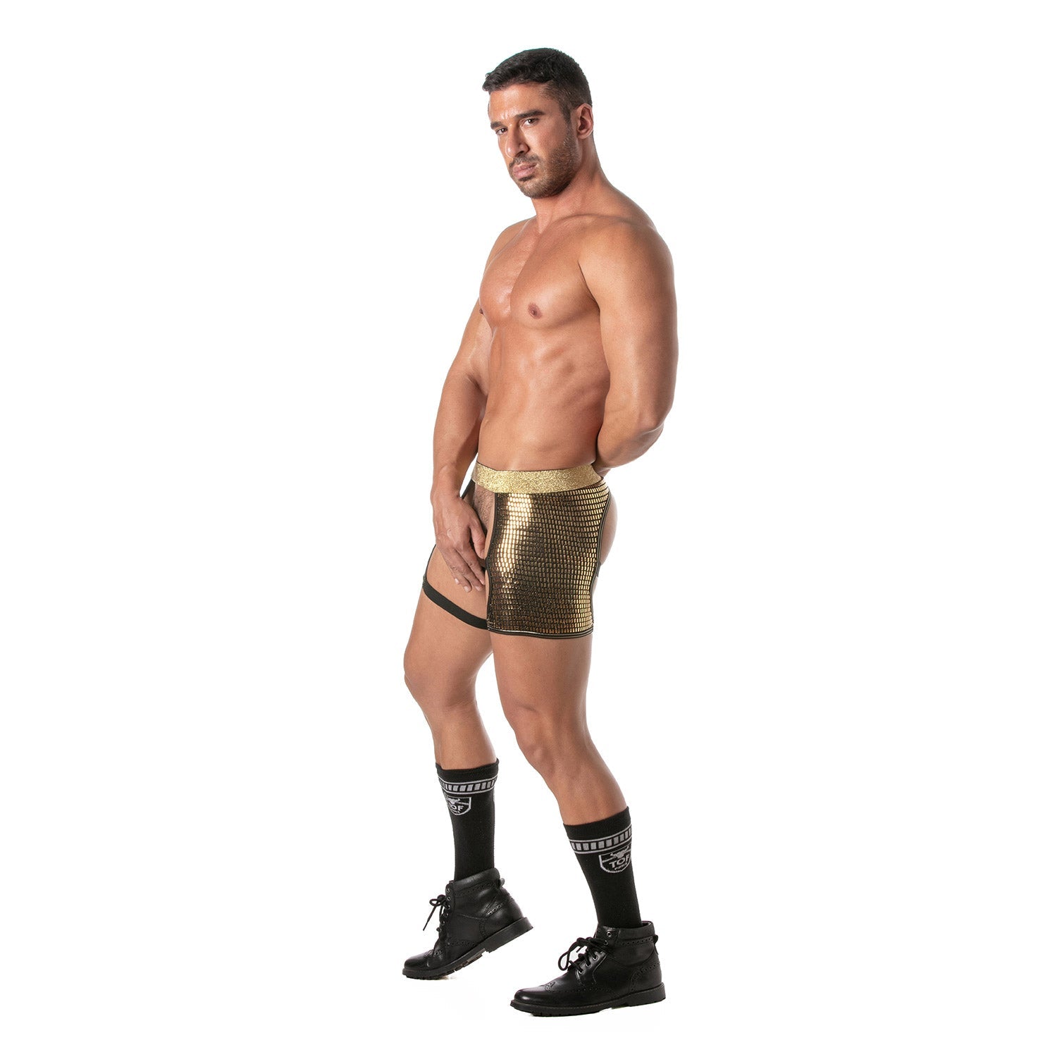 Glitzer - Shorty - Chaps – Gold - TOF Paris - Shop Deutschland Noodosz