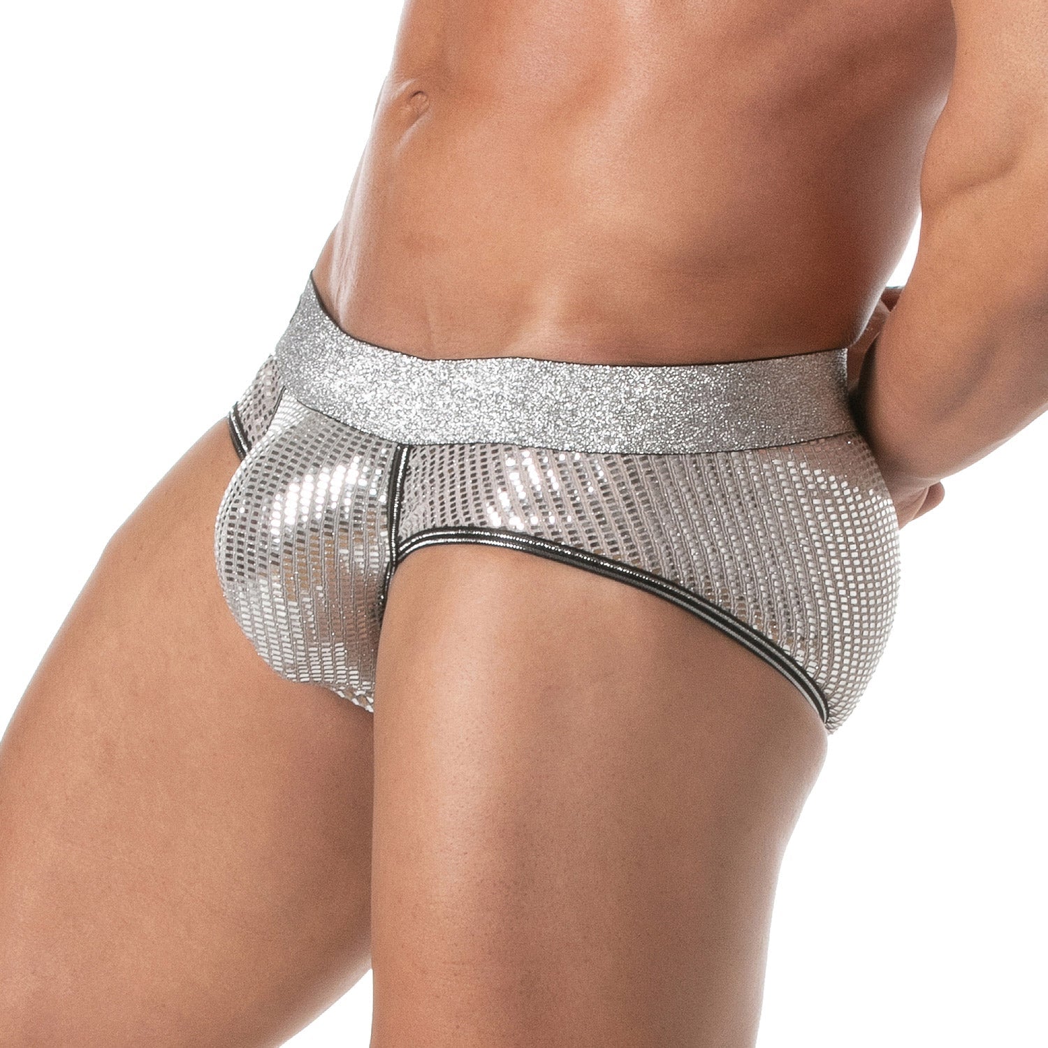 Glitzer - Slip Silber - TOF Paris - Shop Deutschland Noodosz