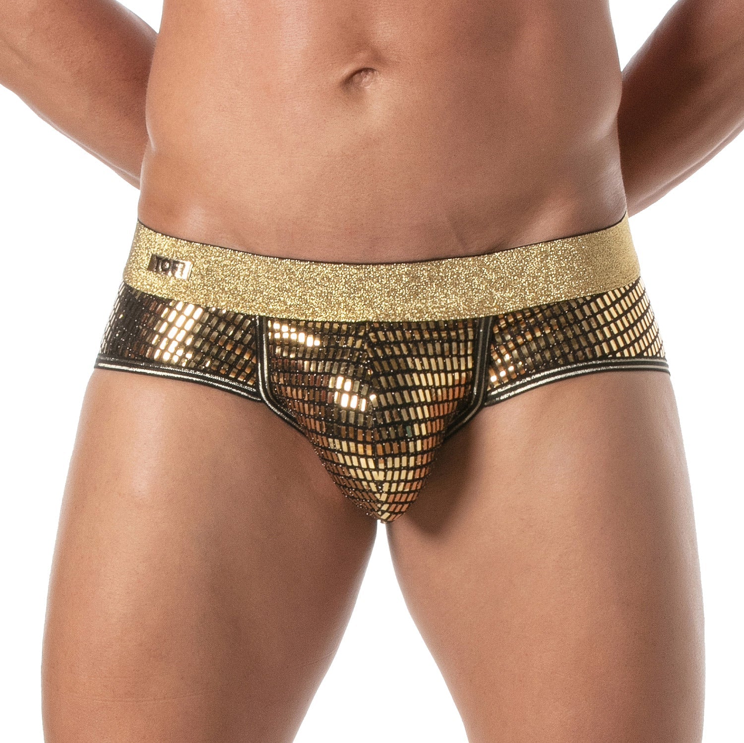 Goldener Glitzer - Slip - TOF Paris - Shop Deutschland Noodosz
