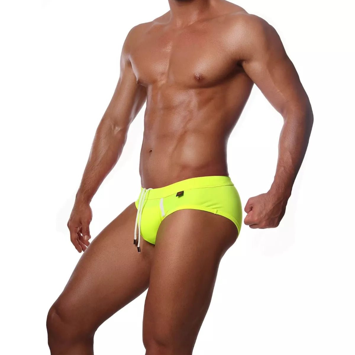 Happy Badehose, Badeslip – Neon - Gelb - TOF Paris - Shop Deutschland Noodosz