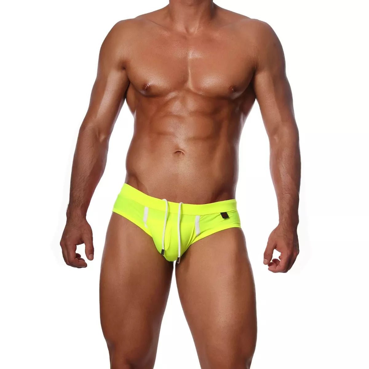 Happy Badehose, Badeslip – Neon - Gelb - TOF Paris - Shop Deutschland Noodosz