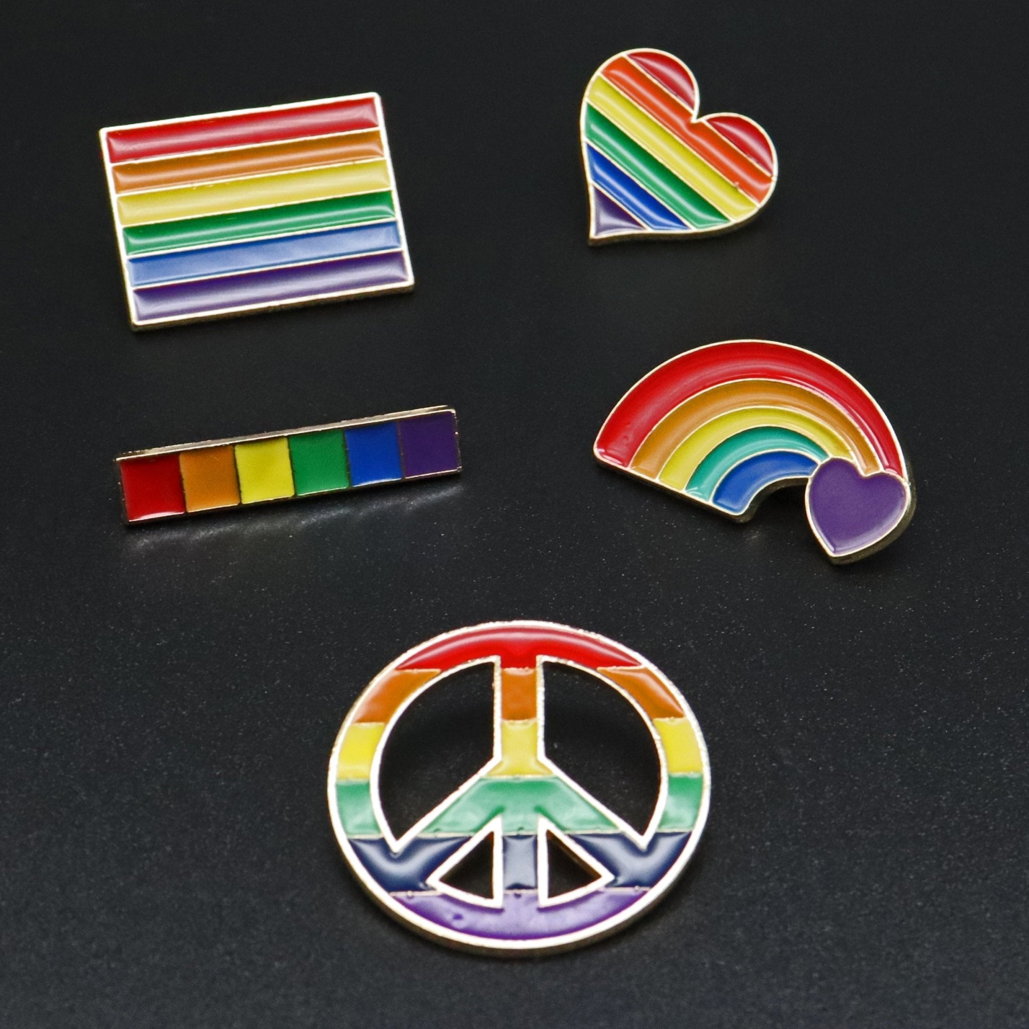 Happy Pride Pins (LGBTQ) - Gay - Shop.berlin - Shop Deutschland Noodosz