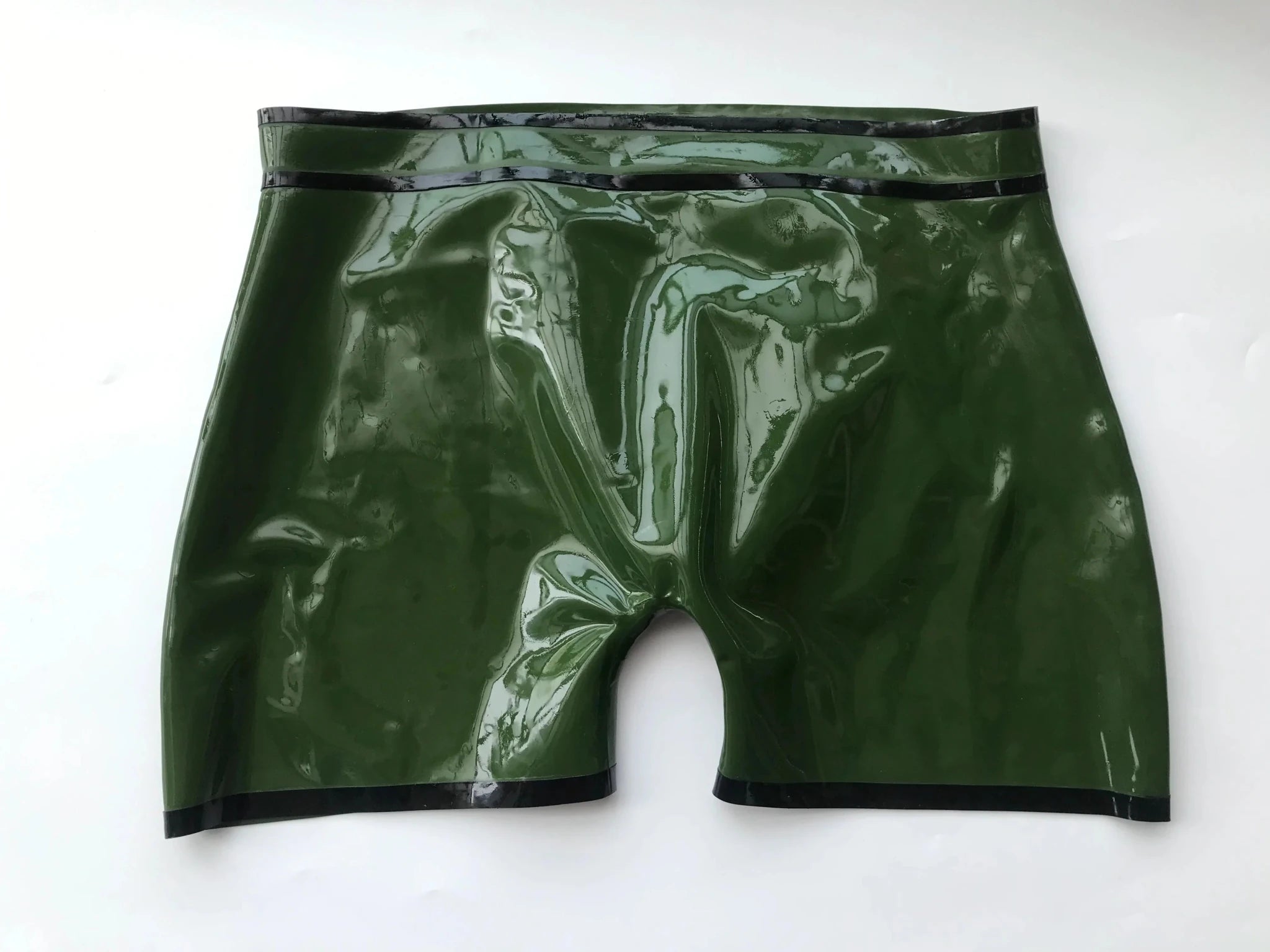 Herren blaue Latex Hot Shorts – körpernahe Gummi Shorts - FlowNight - Shop Deutschland Noodosz