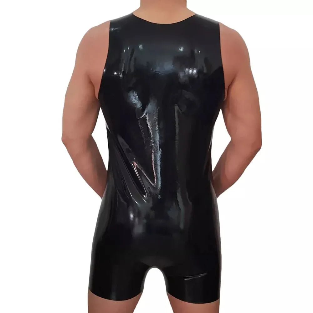 Herren Latex Weste aus Gummi – körpernahes Fetish Trikot - noodosz - FlowNight - 