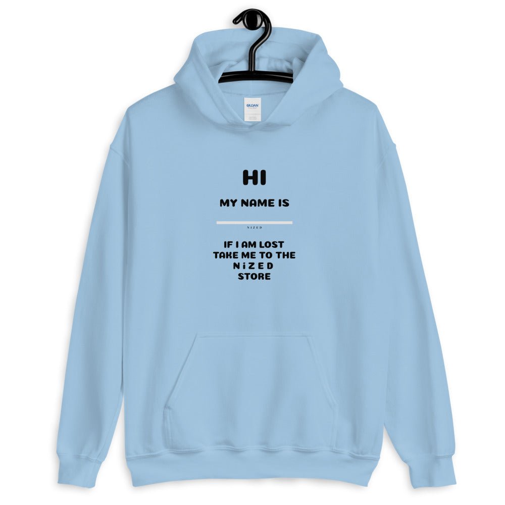 HI MY NAME IS X Kapuzenpullover - NiZED - Shop Deutschland Noodosz