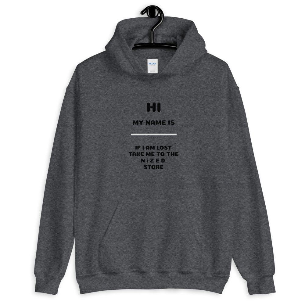 HI MY NAME IS X Kapuzenpullover - NiZED - Shop Deutschland Noodosz