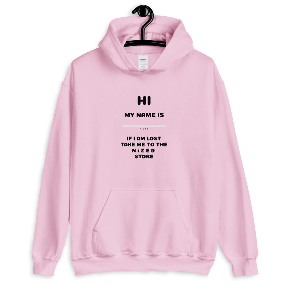 HI MY NAME IS X Kapuzenpullover - NiZED - Shop Deutschland Noodosz
