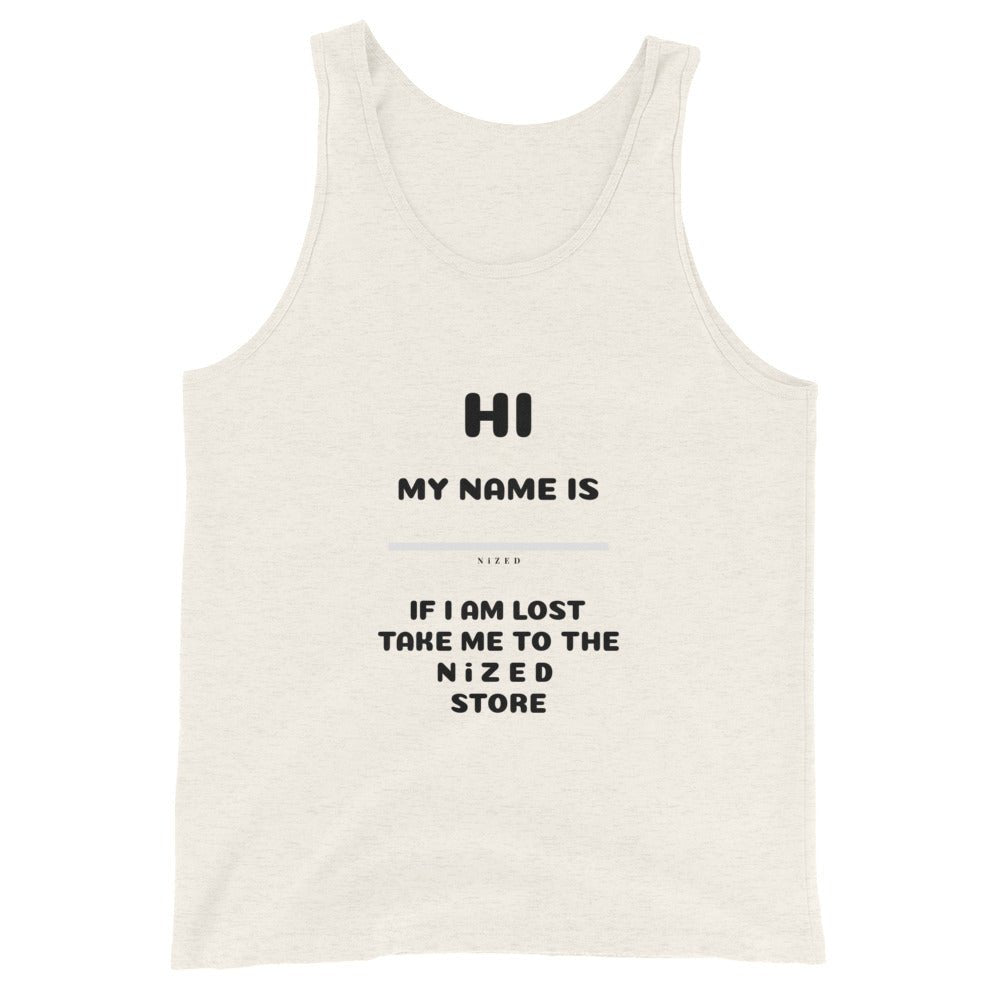 HI MY NAME IS X Tank - Top - NiZED - Shop Deutschland Noodosz