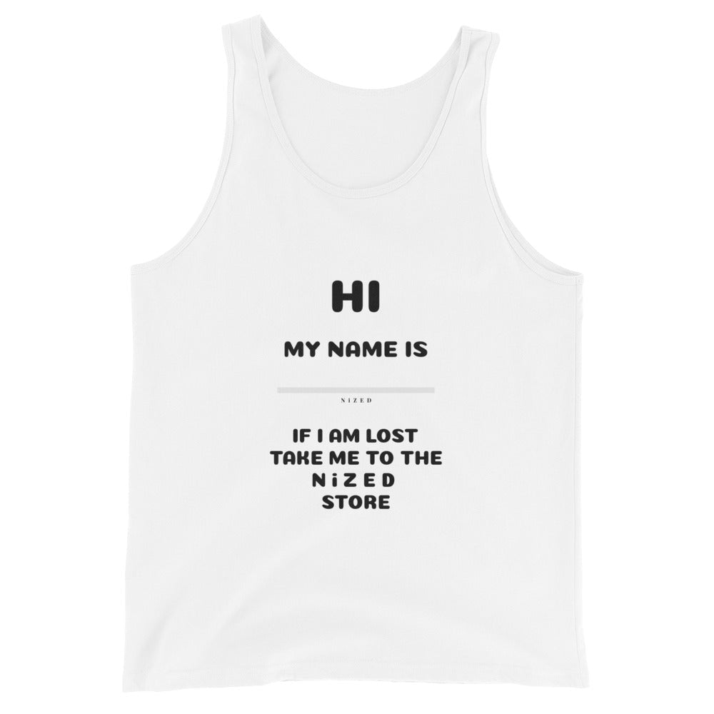 HI MY NAME IS X Tank - Top - NiZED - Shop Deutschland Noodosz