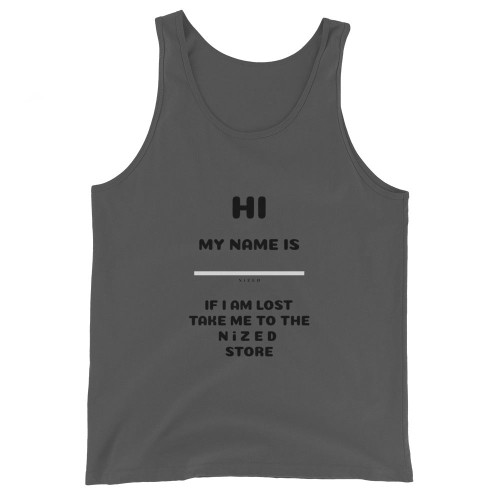 HI MY NAME IS X Tank - Top - NiZED - Shop Deutschland Noodosz