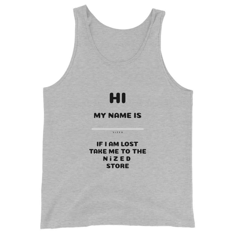 HI MY NAME IS X Tank - Top - NiZED - Shop Deutschland Noodosz
