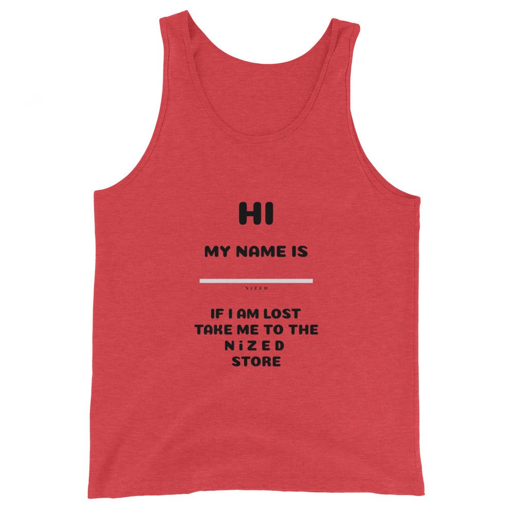 HI MY NAME IS X Tank - Top - NiZED - Shop Deutschland Noodosz