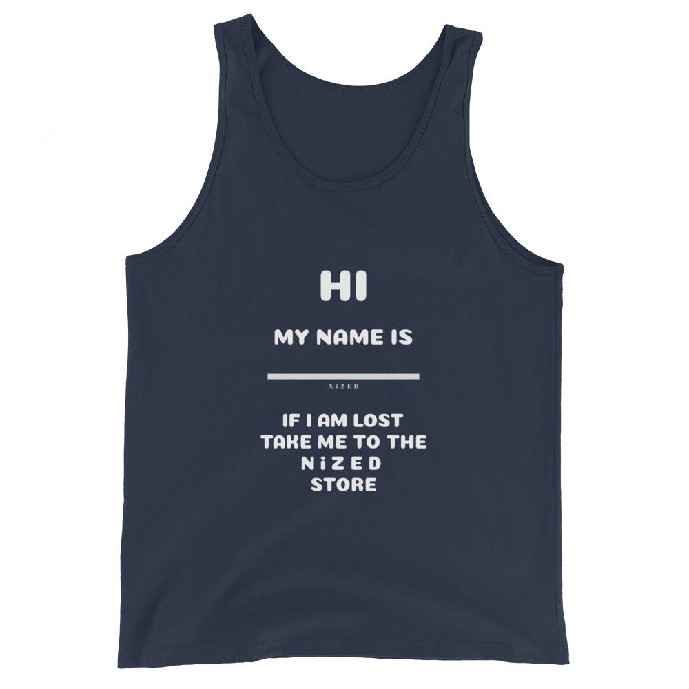 HI MY NAME IS X Tank - Top - NiZED - Shop Deutschland Noodosz