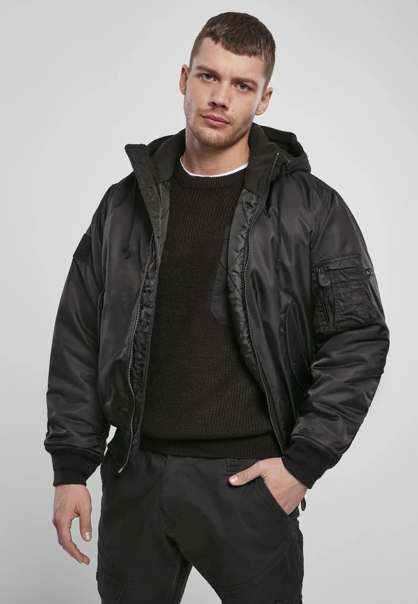 Hooded MA1 Bomber Jacket - noodosz - Norvine - 