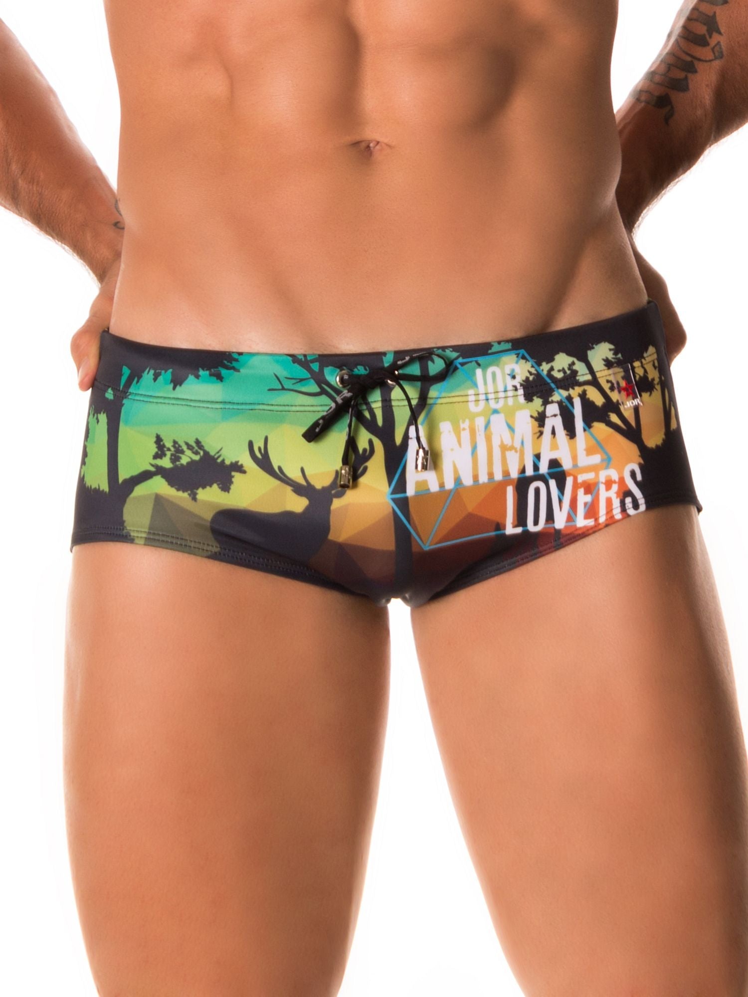 JOR 0200 ANIMAL Badehose, Badeslip bedruckt Animal - Print - Jor - Shop Deutschland Noodosz