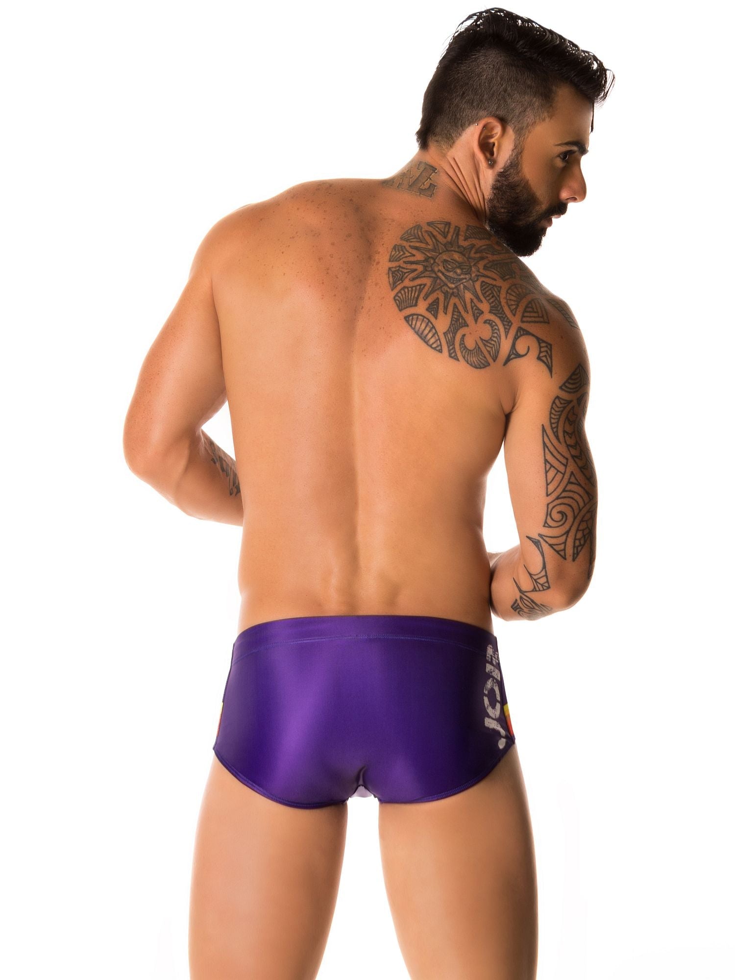 JOR 0209 Herren Badehose Badeslip Streifen - Jor - Shop Deutschland Noodosz