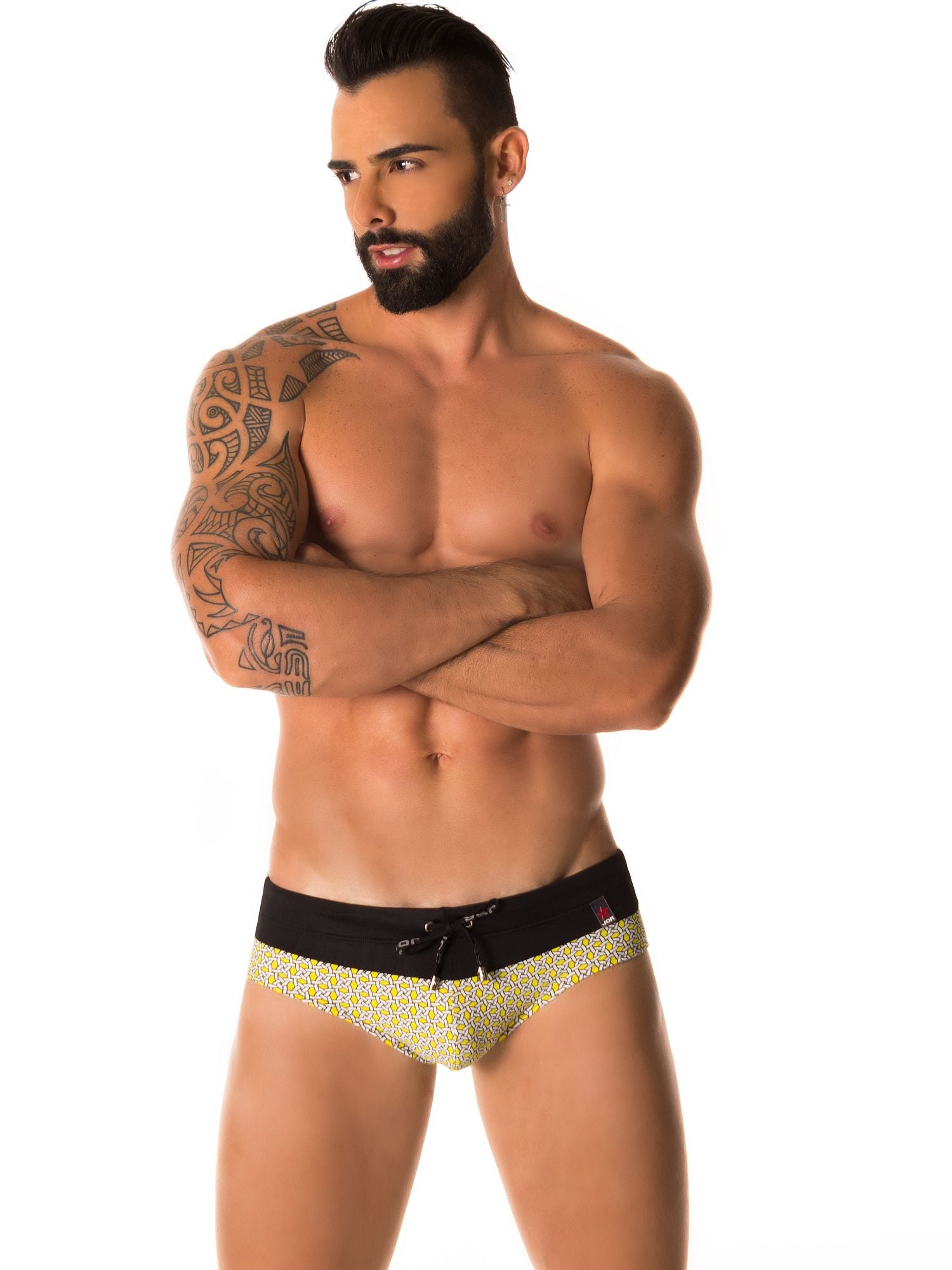 JOR 0211 GALAXY - Herren Badehose, Badeslip - noodosz - Jor - Kleidung & Accessoires:Herrenmode:Bademode