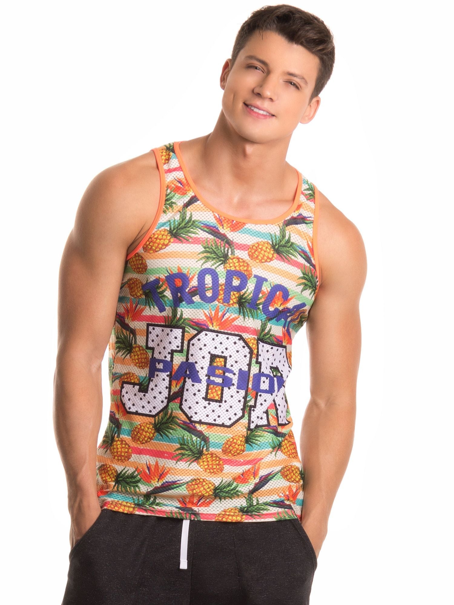 JOR 0248 PINEAPPLE TANK - Top bedruckt - Jor - Shop Deutschland Noodosz