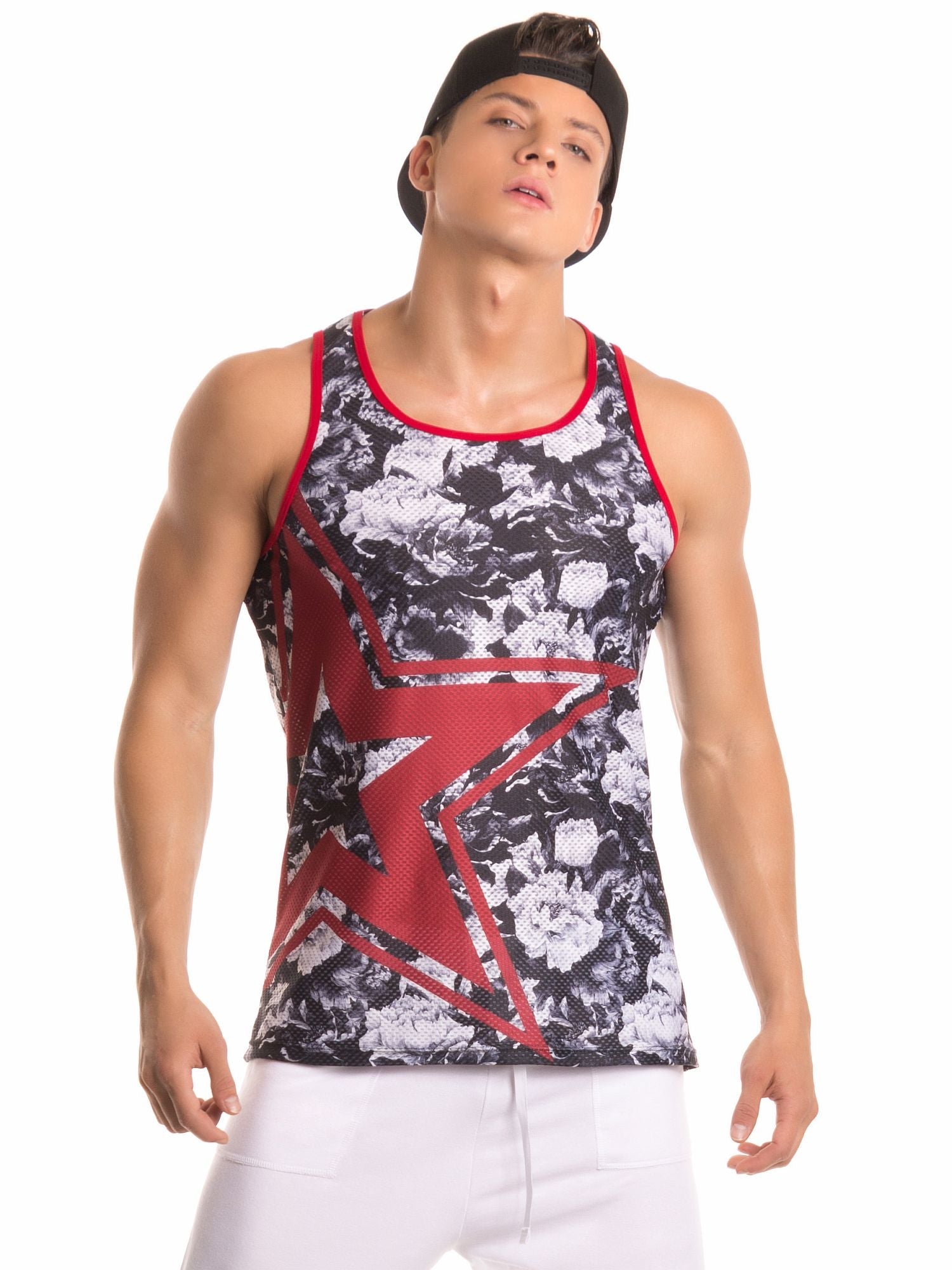 JOR 0261 BLOOM Herren Tank Top - noodosz - Jor - Kleidung & Accessoires:Herrenmode:Shirts & Hemden:T - Shirts