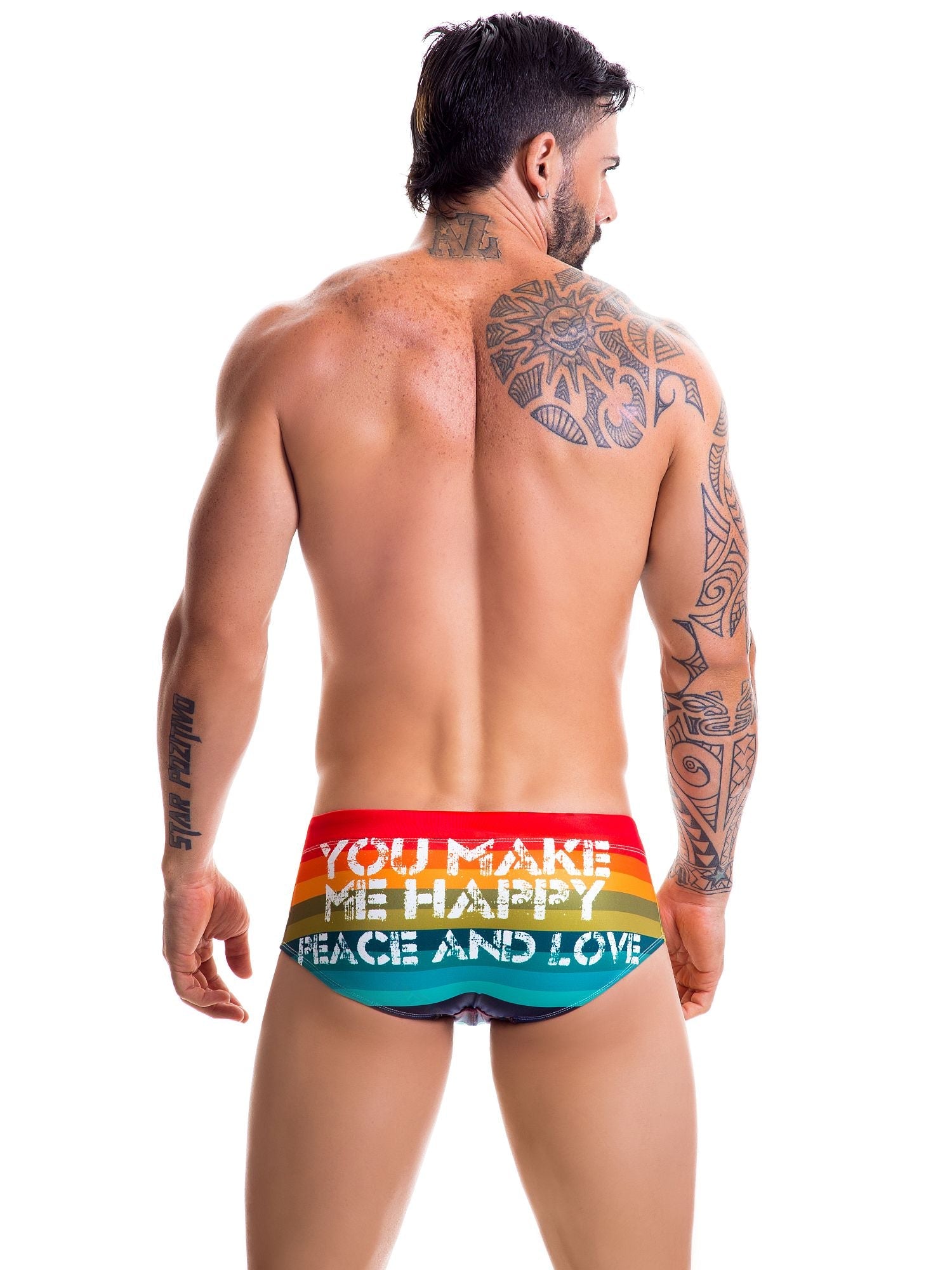 JOR 0417 PRIDE Herren Badehose Badeslip, Gay Pride - noodosz - Jor - Kleidung & Accessoires:Herrenmode:Bademode